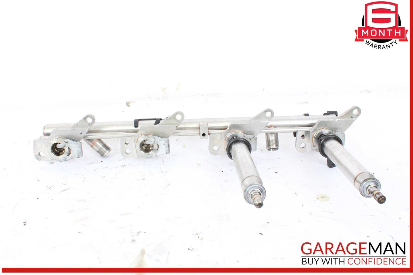 11-19 Mercedes W218 CLS550 S550 Left Fuel Injection Rail Line w/ Injectors