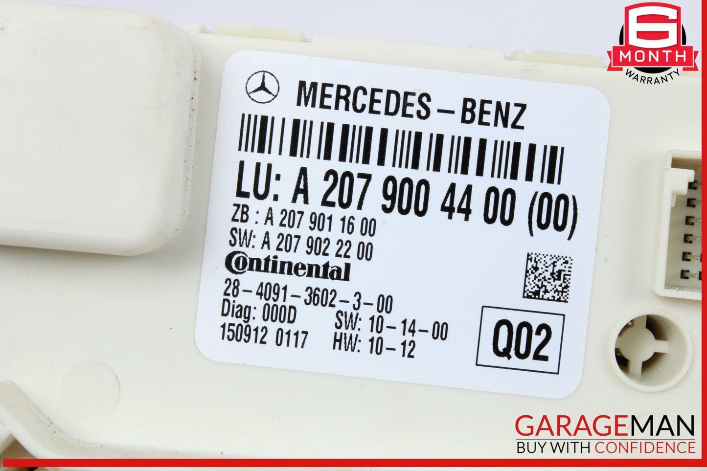 10-17 Mercedes W207 E400 E550 Rear Window Regulator Control Module Unit OEM