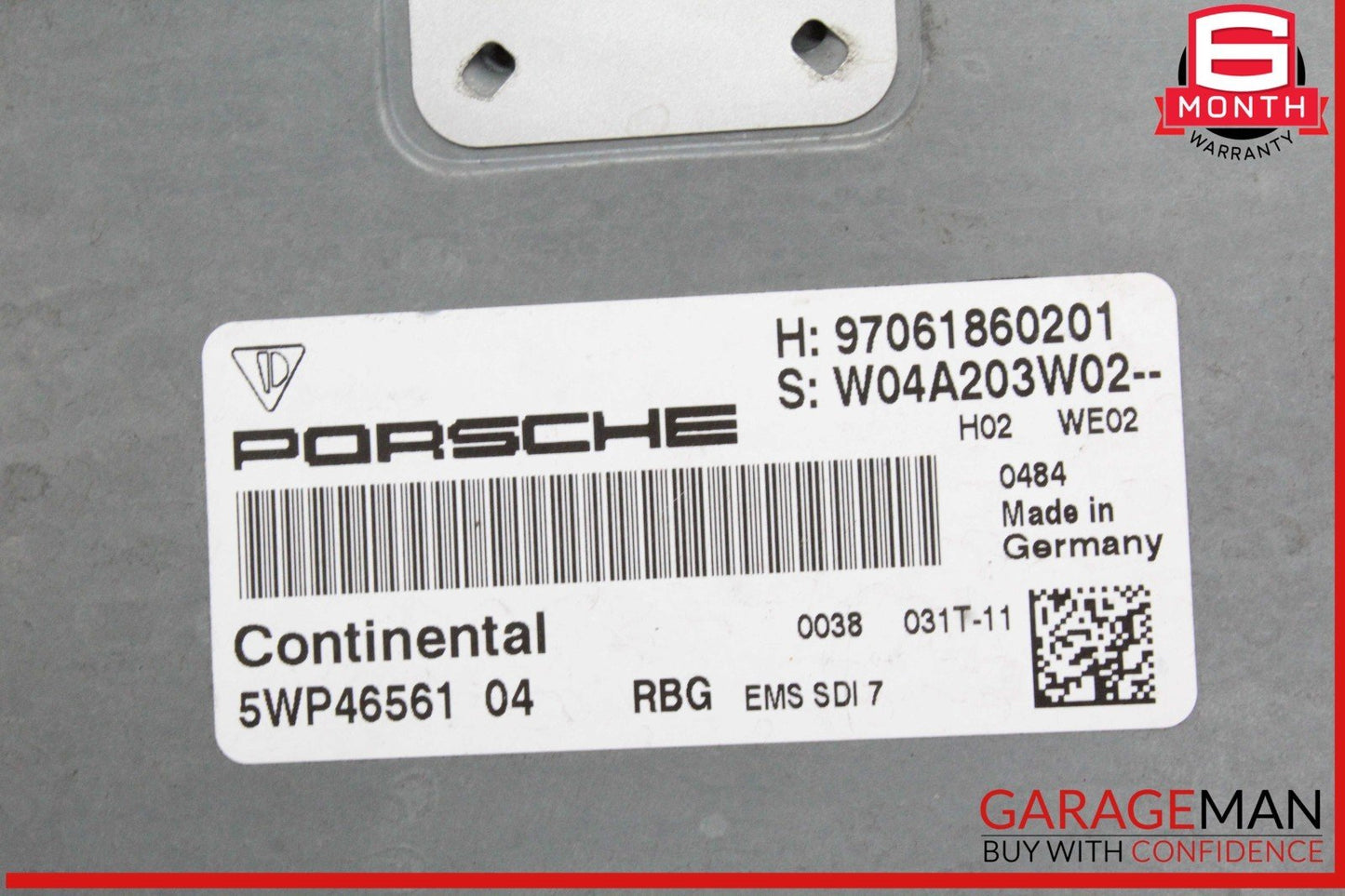 11-13 Porsche Panamera 970 3.6L Engine Computer ECU ECM Control Module Unit OEM