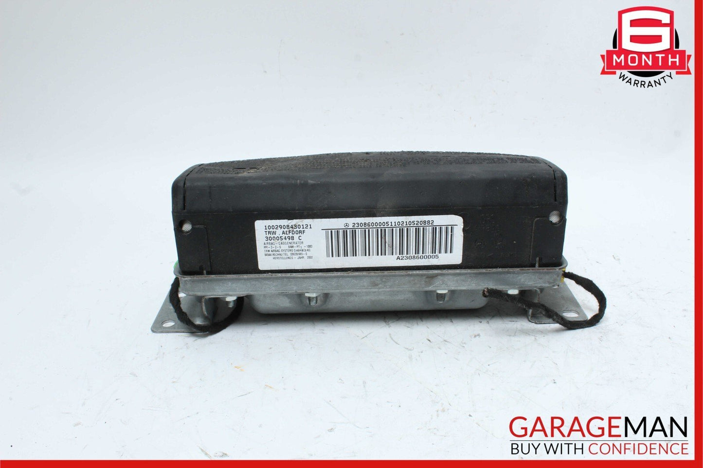 03-12 Mercedes R230 SL500 SL550 SL55 AMG Passenger Side Dash Airbag Air Bag OEM