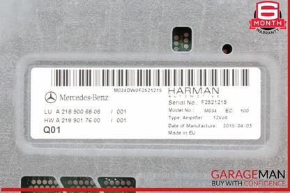 14-20 Mercedes W212 E400 CLA45 AMG SLC300 Amplifier Amp Harman/Becker OEM