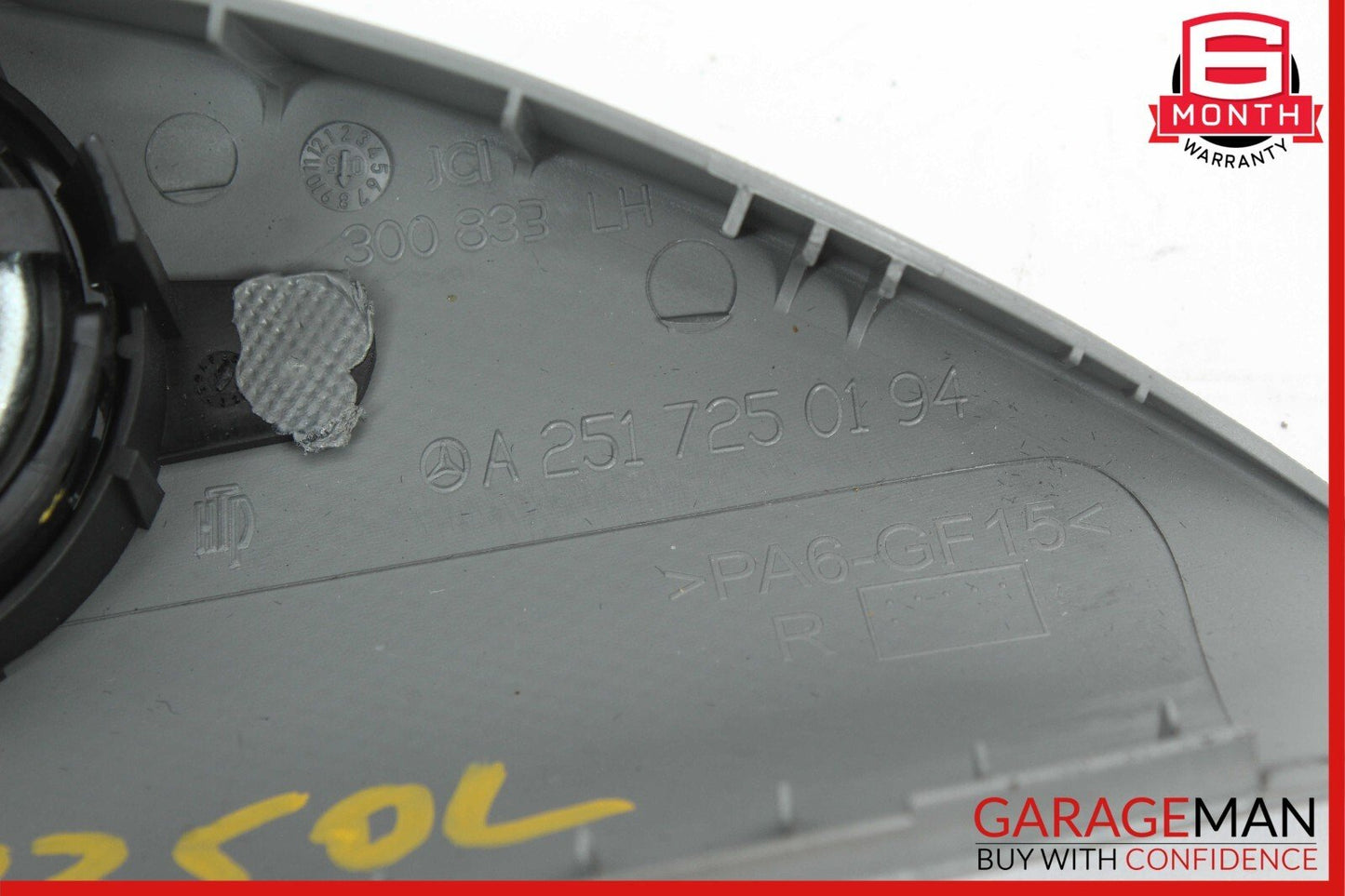 06-13 Mercedes W251 R350 R500 Left Driver Door Corner Tweeter Speaker Grey OEM