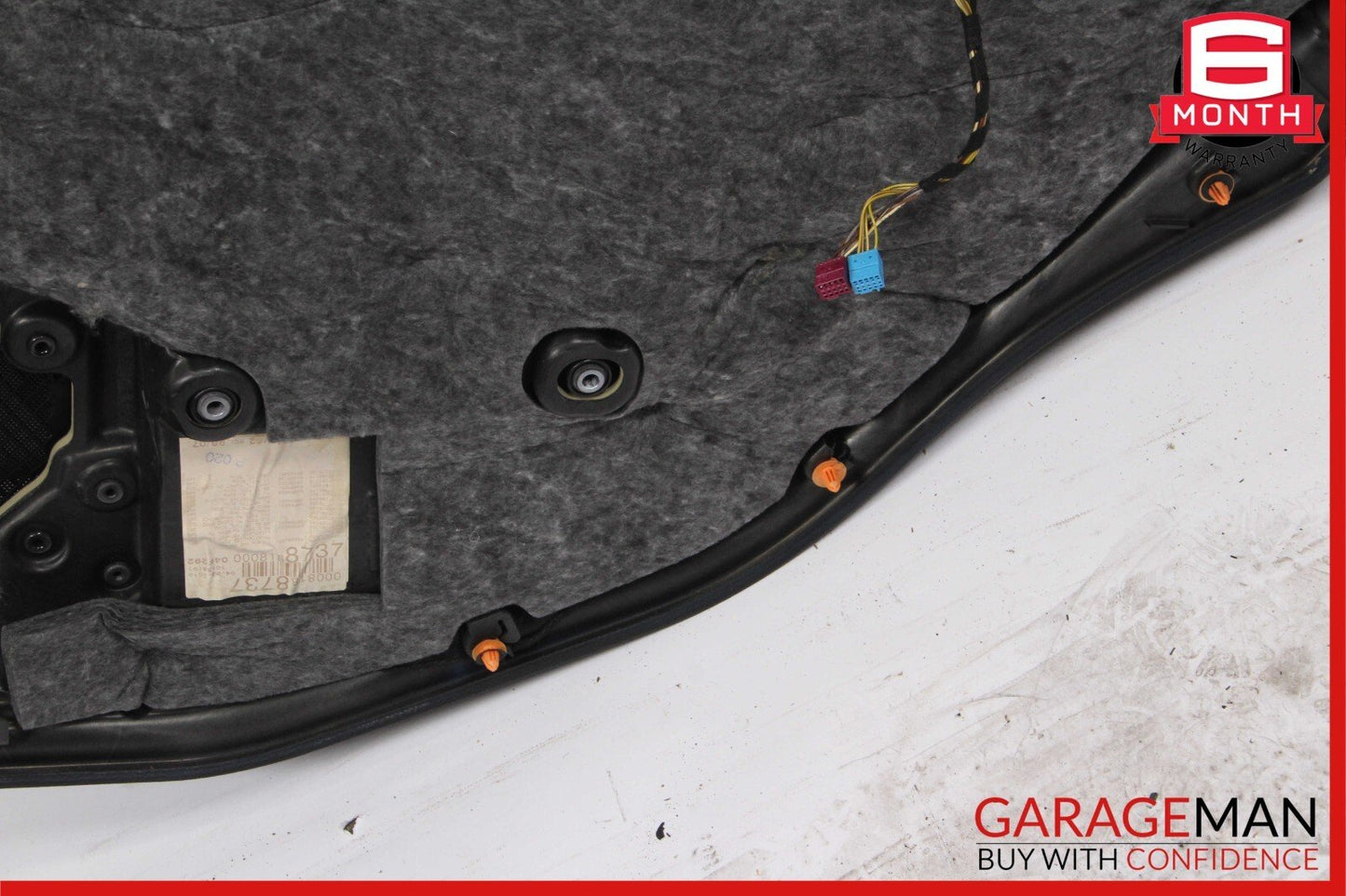 10-13 Mercedes W212 E350 E300 E500 Rear Left Interior Door Panel Assembly Black