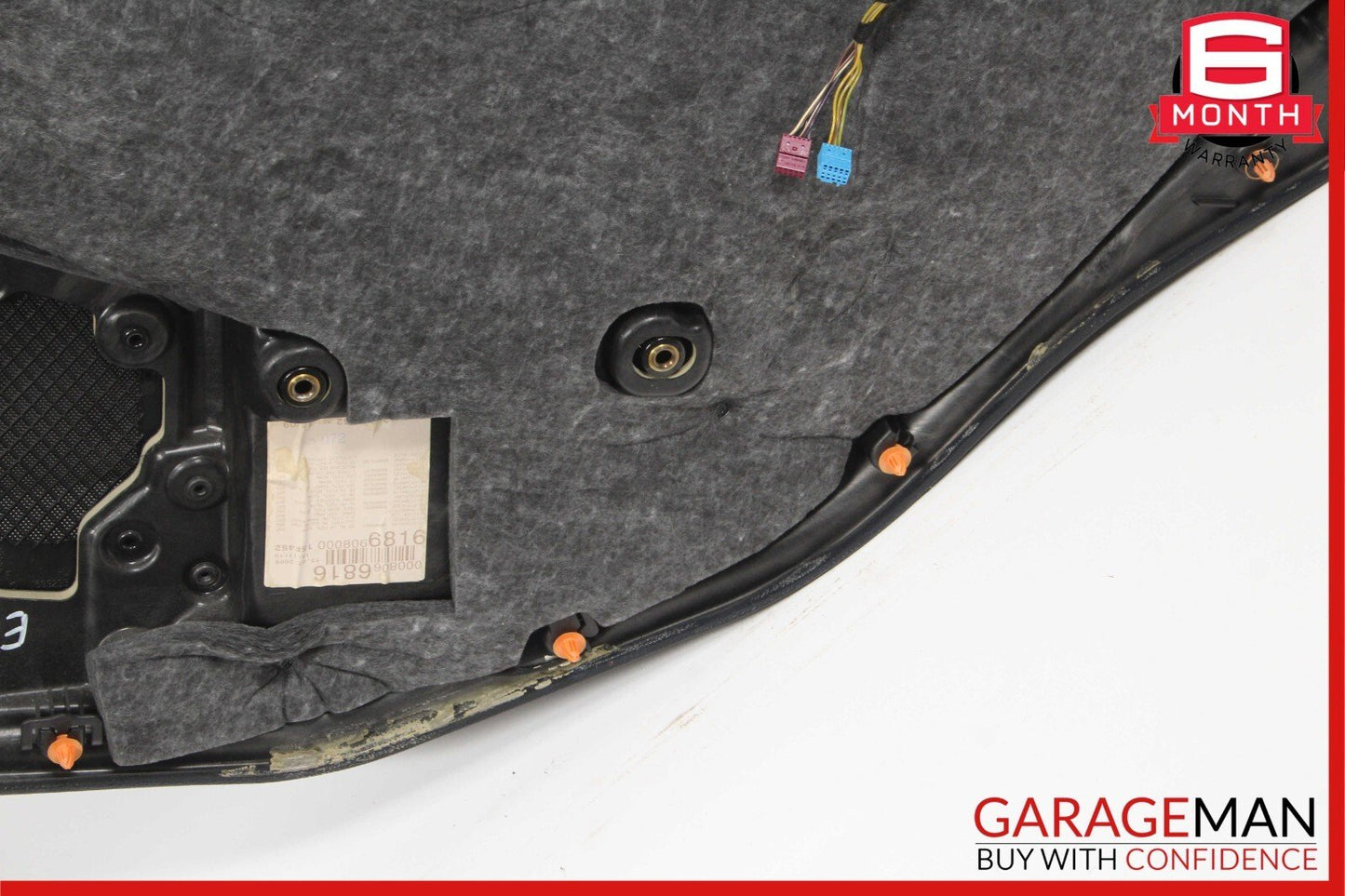 10-13 Mercedes W212 E350 E500 E250 Rear Left Side Interior Door Panel Grey