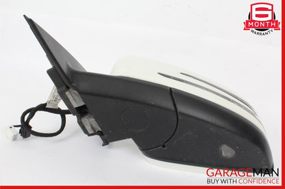 10-11 Mercedes W204 C300 4MATIC Front Left Side Rear View Door Mirror White OEM