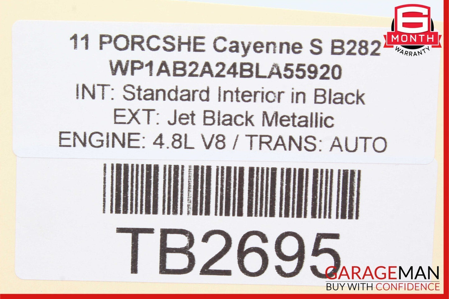 11-17 Porsche Cayenne 958 S Tire Pressure Monitoring System Control Module OEM