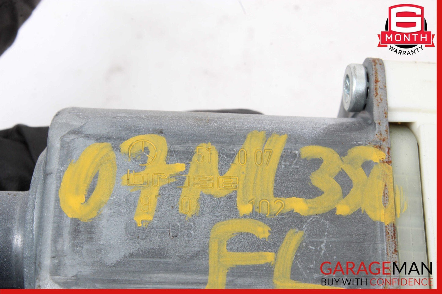 06-13 Mercedes W251 R350 GL450 ML350 Window Regulator Motor Front Left Side OEM