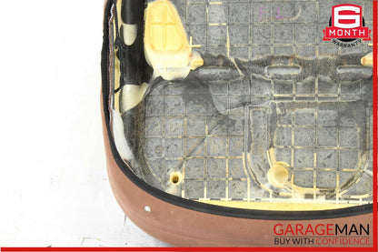 14-17 Maserati Ghibli Front Left Driver Side Lower Bottom Seat Cushion Brown