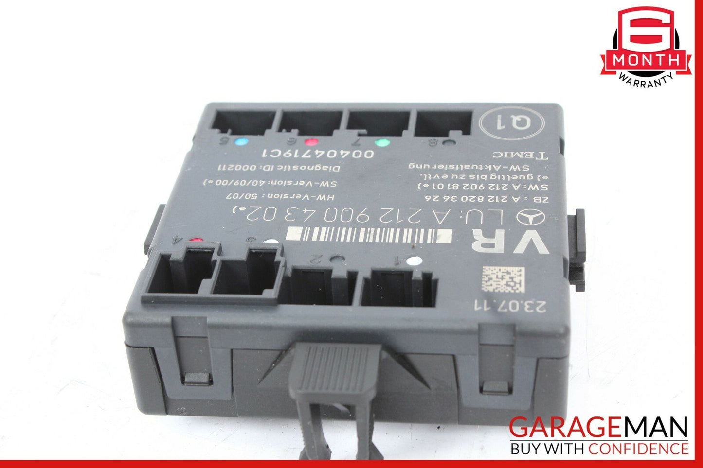 08-14 Mercedes W204 C250 C300 Front Right Passenger Side Door Controller Module