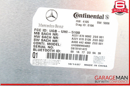 07-10 Mercedes W216 CL550 S550 CL600 Bluetooth Communication Control Module Unit