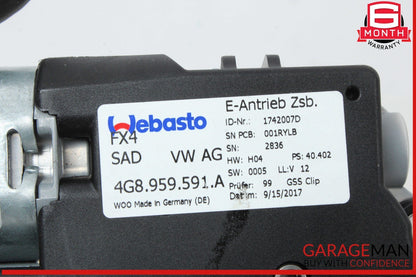 12-18 Audi S6 A6 Sun Roof Sunroof Shade Roller Blind Motor 4G8959591 OEM