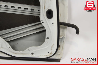 10-16 Mercedes W212 E350 Sedan Rear Left Side Door Shell Assembly Calcite White