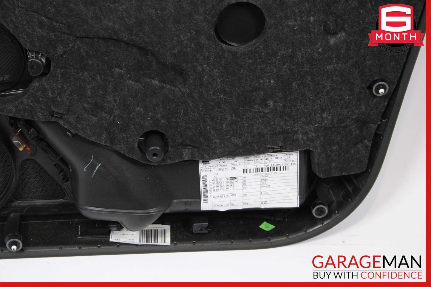 12-15 Audi A6 Front Left Driver Side Interior Door Trim Panel Cover Assembly OEM
