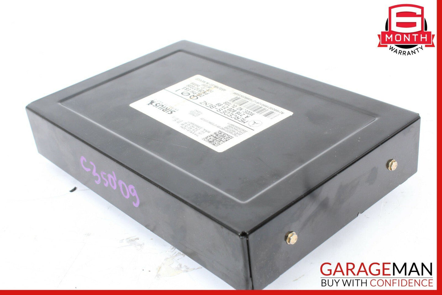 07-09 Mercedes W204 C350 S550 Sirius Satellite Radio Module Receiver DL 7039 OEM