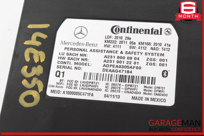 10-20 Mercedes W212 E350 C400 GLA250 SL400 Communication Control Module OEM