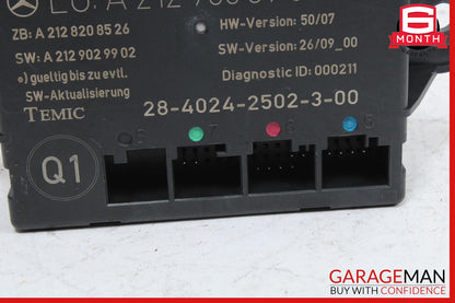 08-18 Mercedes X204 GLK350 C350 CLS550 Rear Left Side Door Control Module OEM
