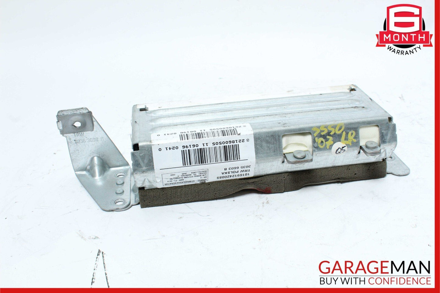 07-14 Mercedes W221 S550 CL550 CL600 Rear Left Side Quarter Airbag Air Bag OEM