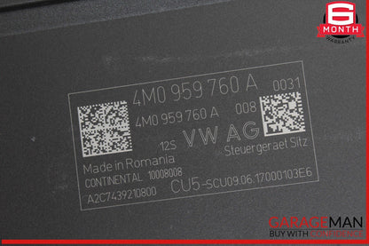 18-24 Audi A5 Front Right Side Seat Control Module Unit 4M0959760A OEM