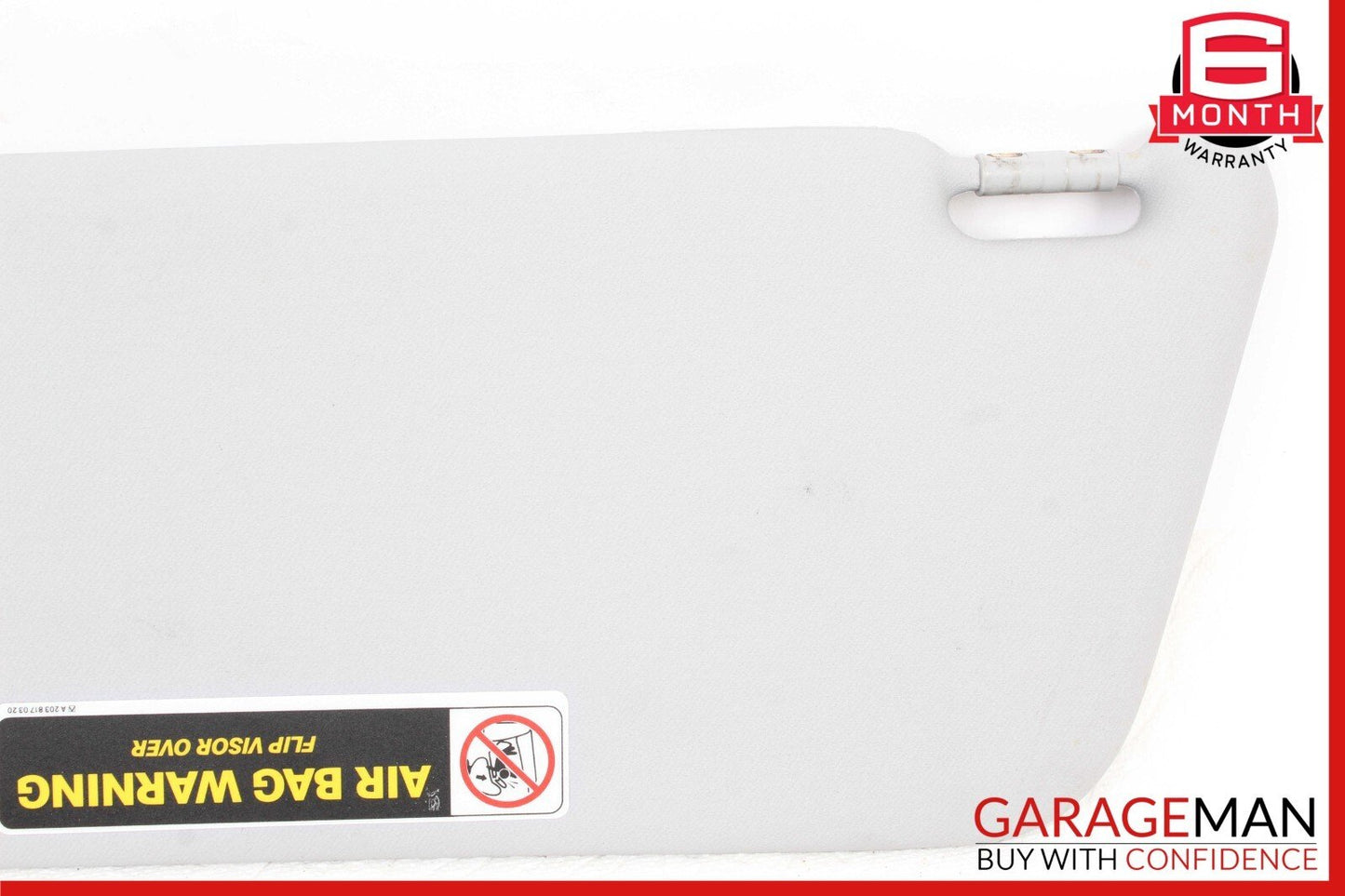 01-07 Mercedes W203 C240 Front Right Sun Visor Sunvisor Gray 2038170320 OEM