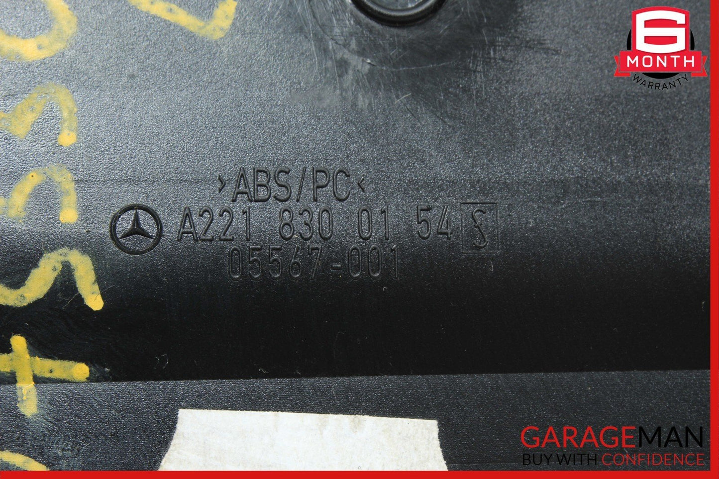07-14 Mercedes W221 S550 CL550 Front Left Side Dash AC A/C Air Vent Trim OEM