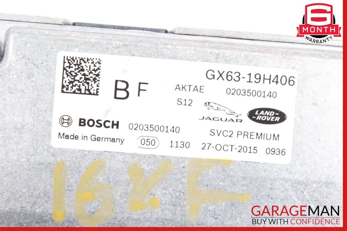 16-20 Jaguar XF Front Lane Change Assist Camera Module GX6319H406BF OEM