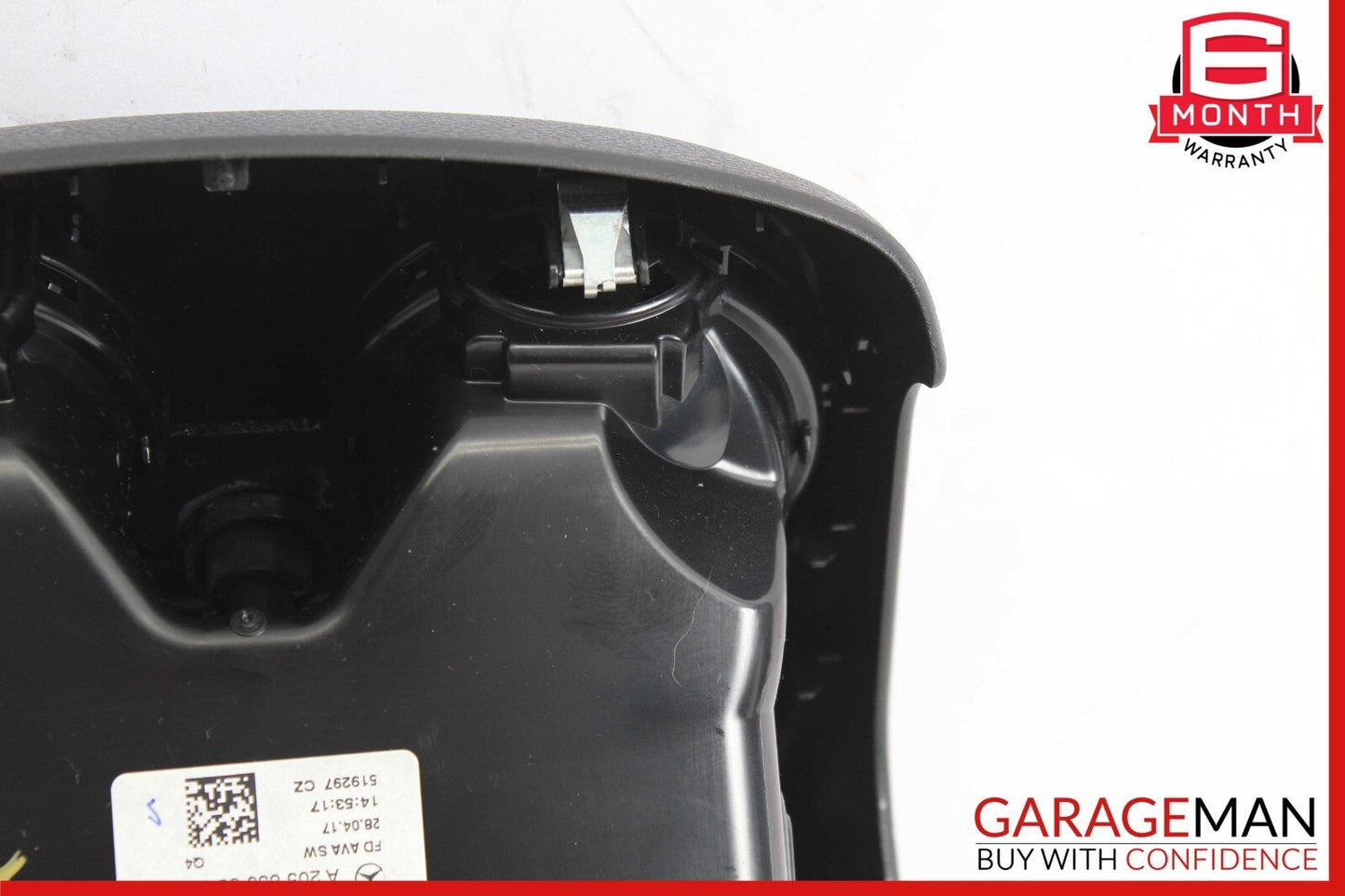 15-20 Mercedes W205 C350e C300 Rear Center Console A/C Air Vent Assy Black OEM