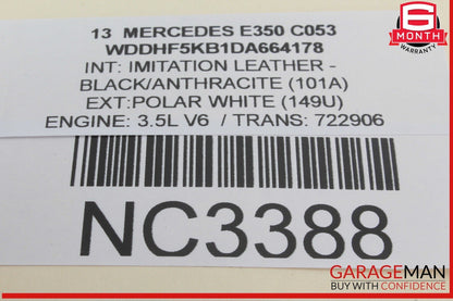 08-14 Mercedes W212 E350 C350 C63 Rear Left Side Door Lock Latch Actuator OEM