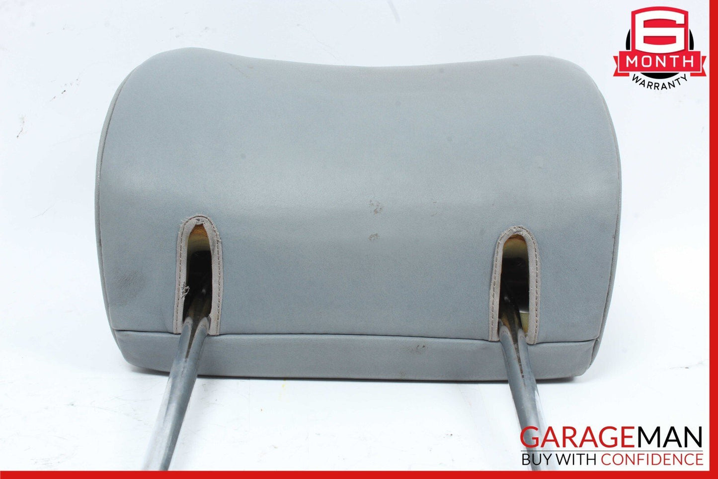 79-91 Mercedes W126 420SEL Front Left / Right Side Seat Headrest Head Rest Gray