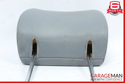 79-91 Mercedes W126 420SEL Front Left / Right Side Seat Headrest Head Rest Gray