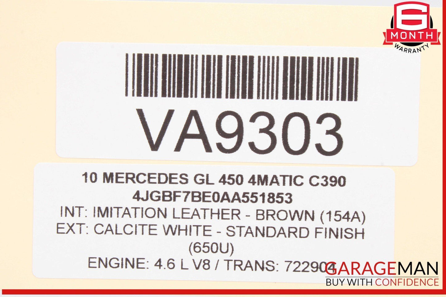 06-13 Mercedes X164 GL450 ML350 Gas Throttle Pedal Accelerator 1643000504 OEM