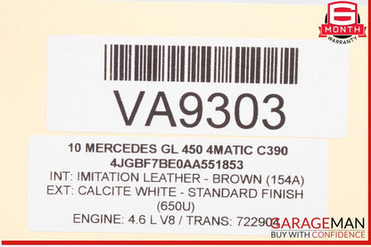 06-13 Mercedes X164 GL450 ML350 Gas Throttle Pedal Accelerator 1643000504 OEM