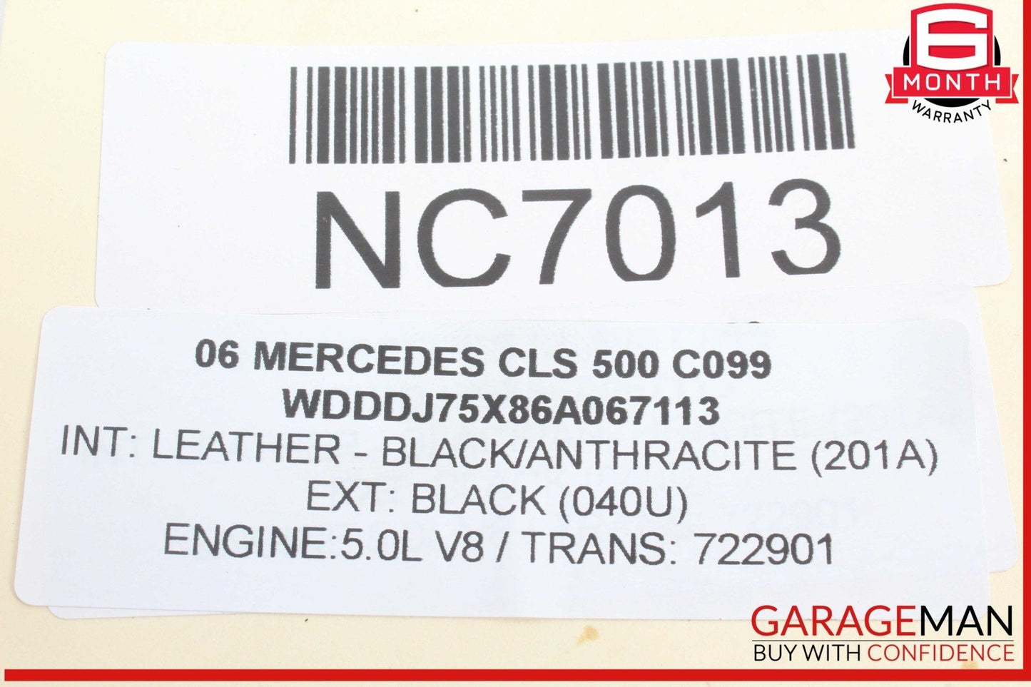 06-11 Mercedes W219 CLS500 Left Driver Side Dashboard Dash Board Air Vent OEM