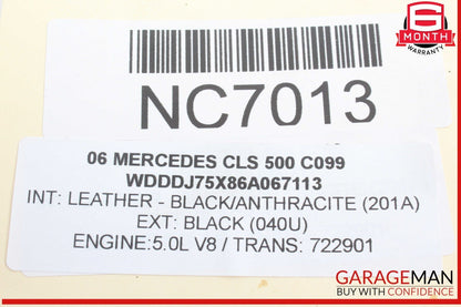 06-11 Mercedes W219 CLS500 Left Driver Side Dashboard Dash Board Air Vent OEM