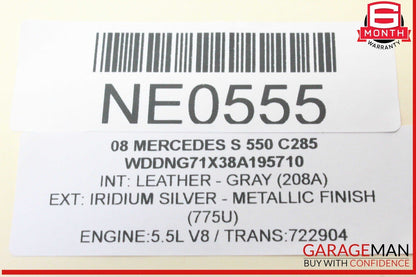 07-14 Mercedes W221 S550 S600 CL550 Headlight Head Light Switch Control Module
