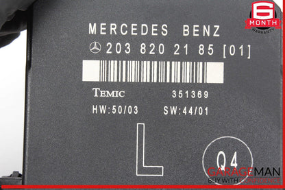01-07 Mercedes W203 C230 C350 Rear Left Side Door Control Module 2038202185 OEM