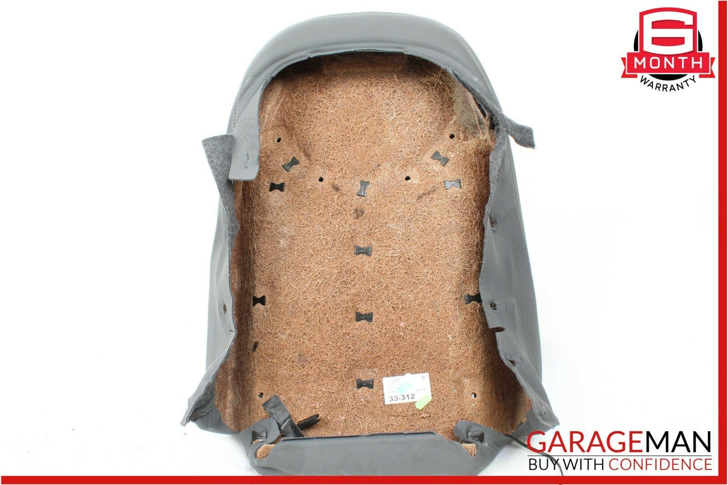03-06 Mercedes R230 SL500 Front Right Passenger Top Upper Seat Cushion Black OEM
