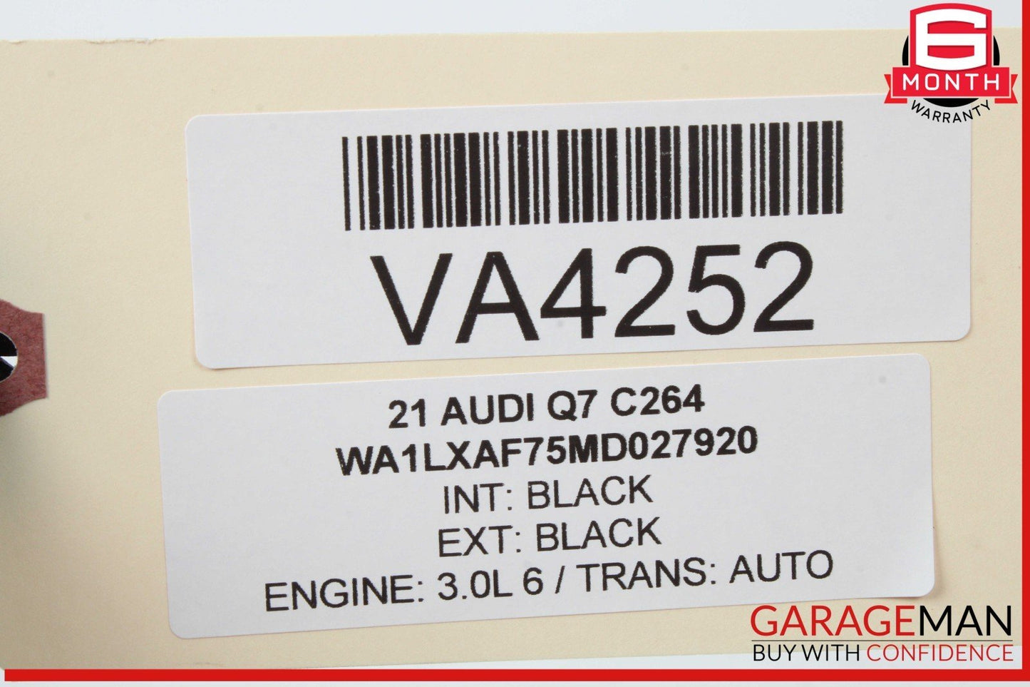17-24 Audi Q7 Rear Left Driver Side Door Lock Latch Actuator 4G0839015K OEM