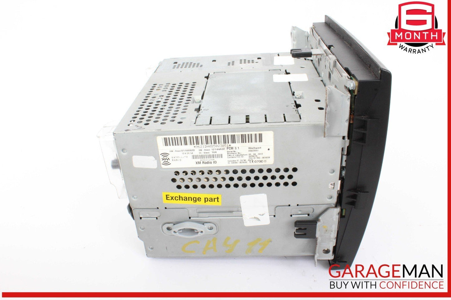 11-14 Porsche Cayenne 958 Navigation GPS Radio CD Player Display Assembly OEM