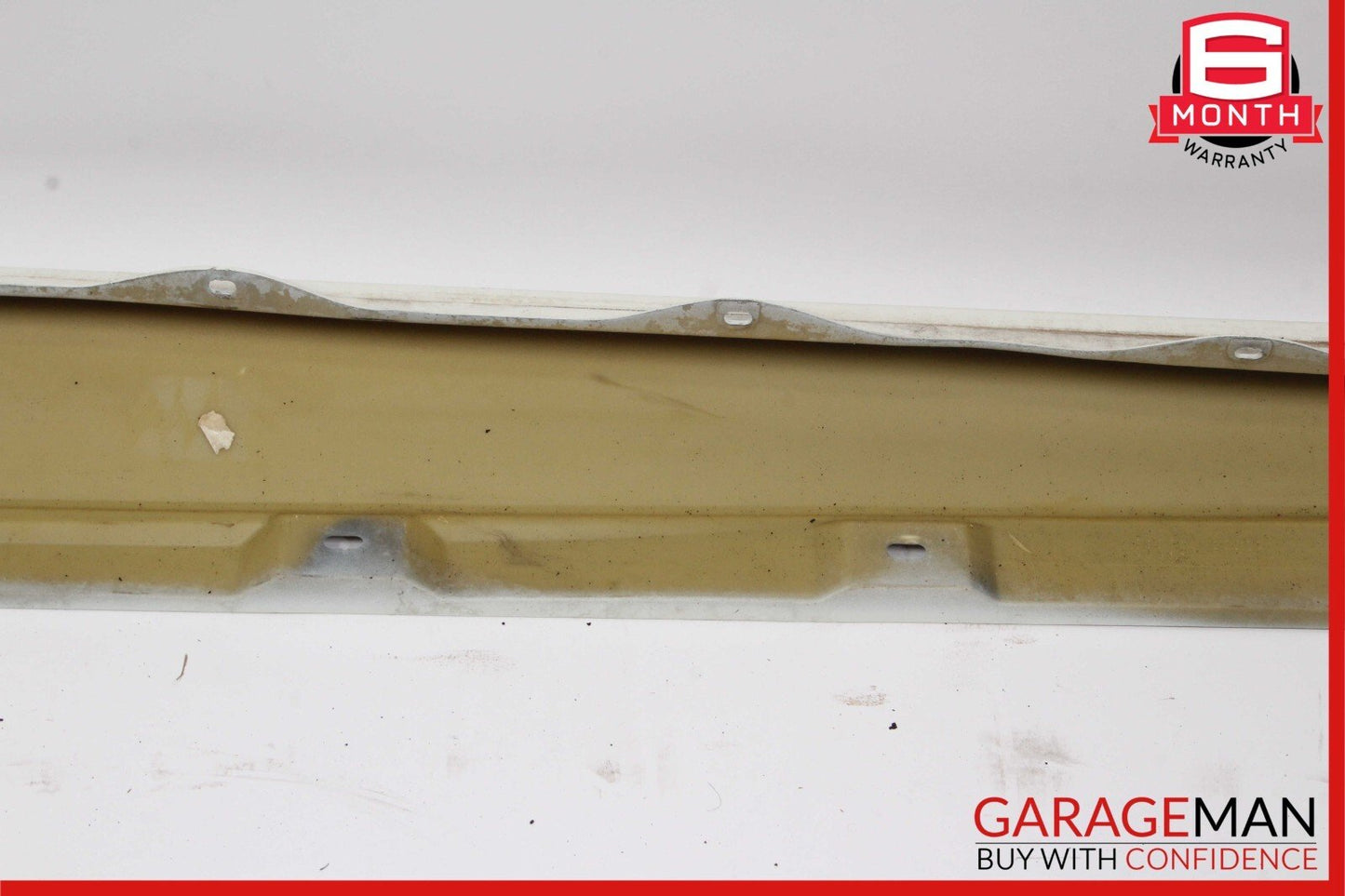 06-13 Mercedes W251 R350 Left Side Rocker Skirt Molding Panel Calcite White