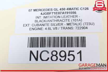 06-12 Mercedes X164 GL450 4MATIC ML63 AMG Dash AC A/C Air Vent Grill Center OEM