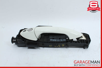 10-13 Mercedes W212 E350 E550 E63 AMG Front Left Exterior Door Handle White OEM