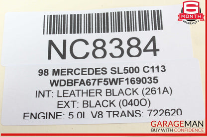 94-02 Mercedes R129 SL500 SL320 CL500 Anti Theft Key Alarm Control Module OEM