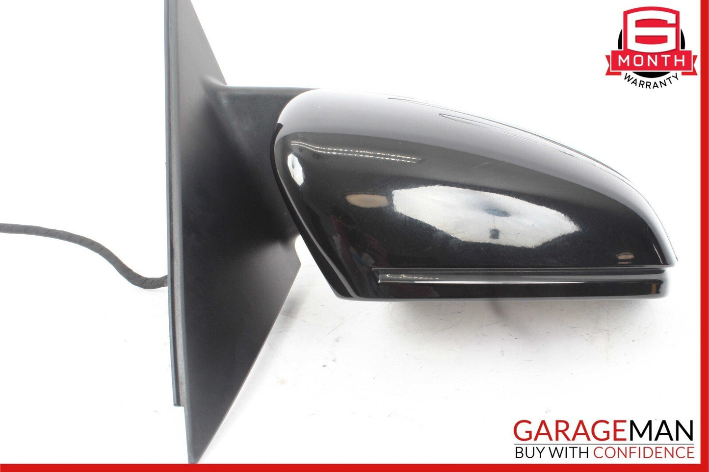 12-14 Mercedes W204 C300 Front Right Side Mirror Door Rear View Glass Black OEM