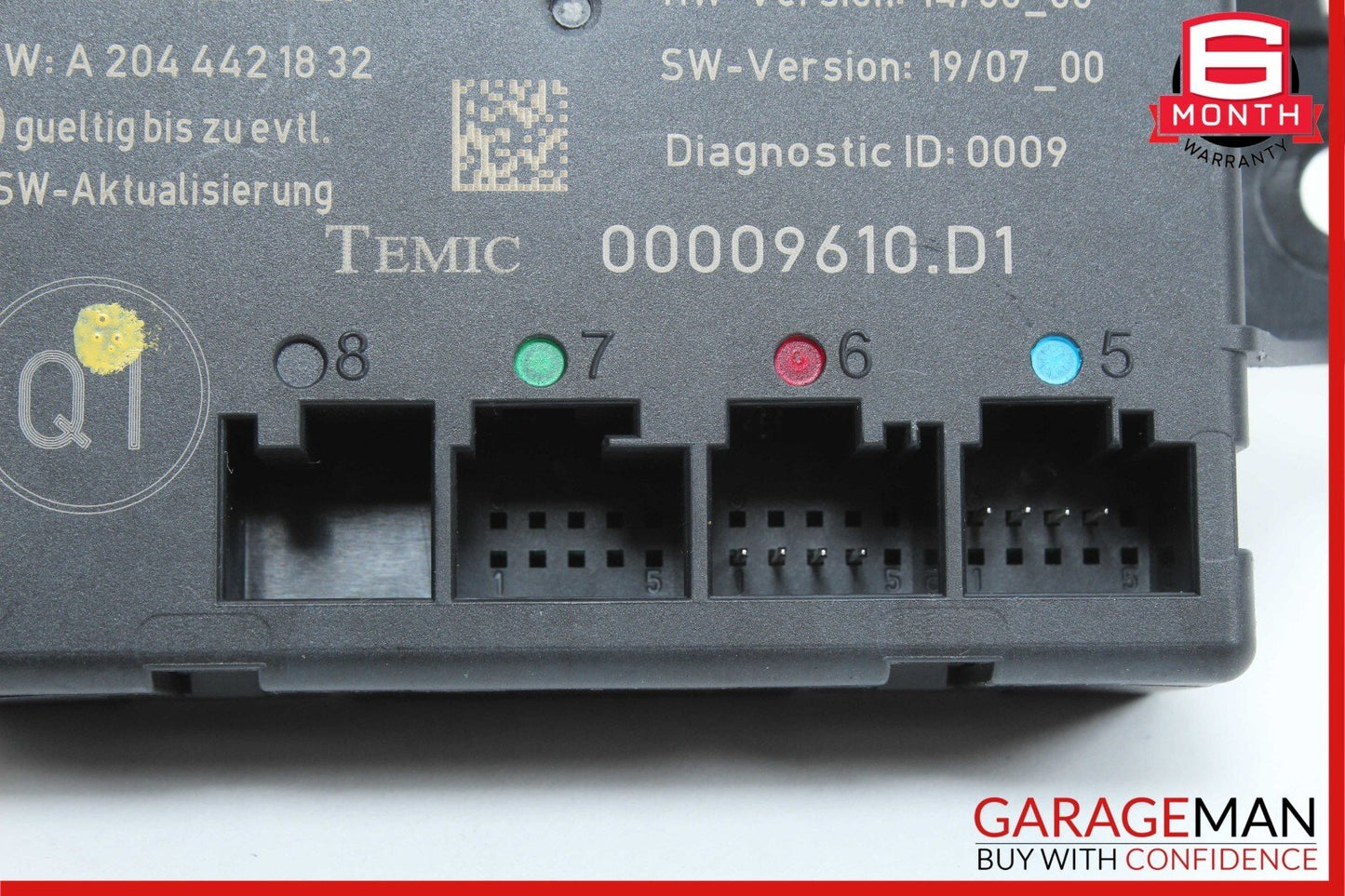 08-18 Mercedes W204 C300 GLK350 C250 Rear Right Side Door Control Module OEM