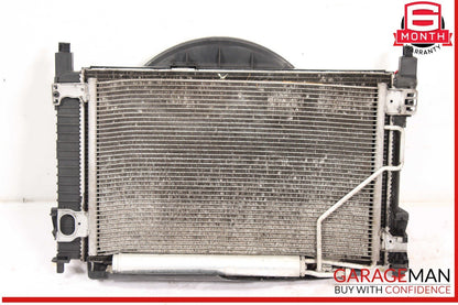 05-09 Mercedes W203 C320 Engine Cooling Radiator AC A/C Condenser Assembly OEM