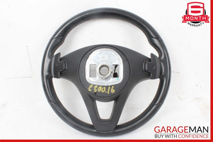 15-18 Mercedes W205 C300 GLC300 Steering Wheel Black w/ Paddle Shifters Assy OEM