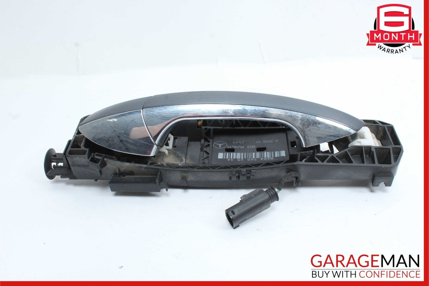 12-14 Mercedes W204 C250 C300 Rear Left Driver Side Exterior Door Handle Gray