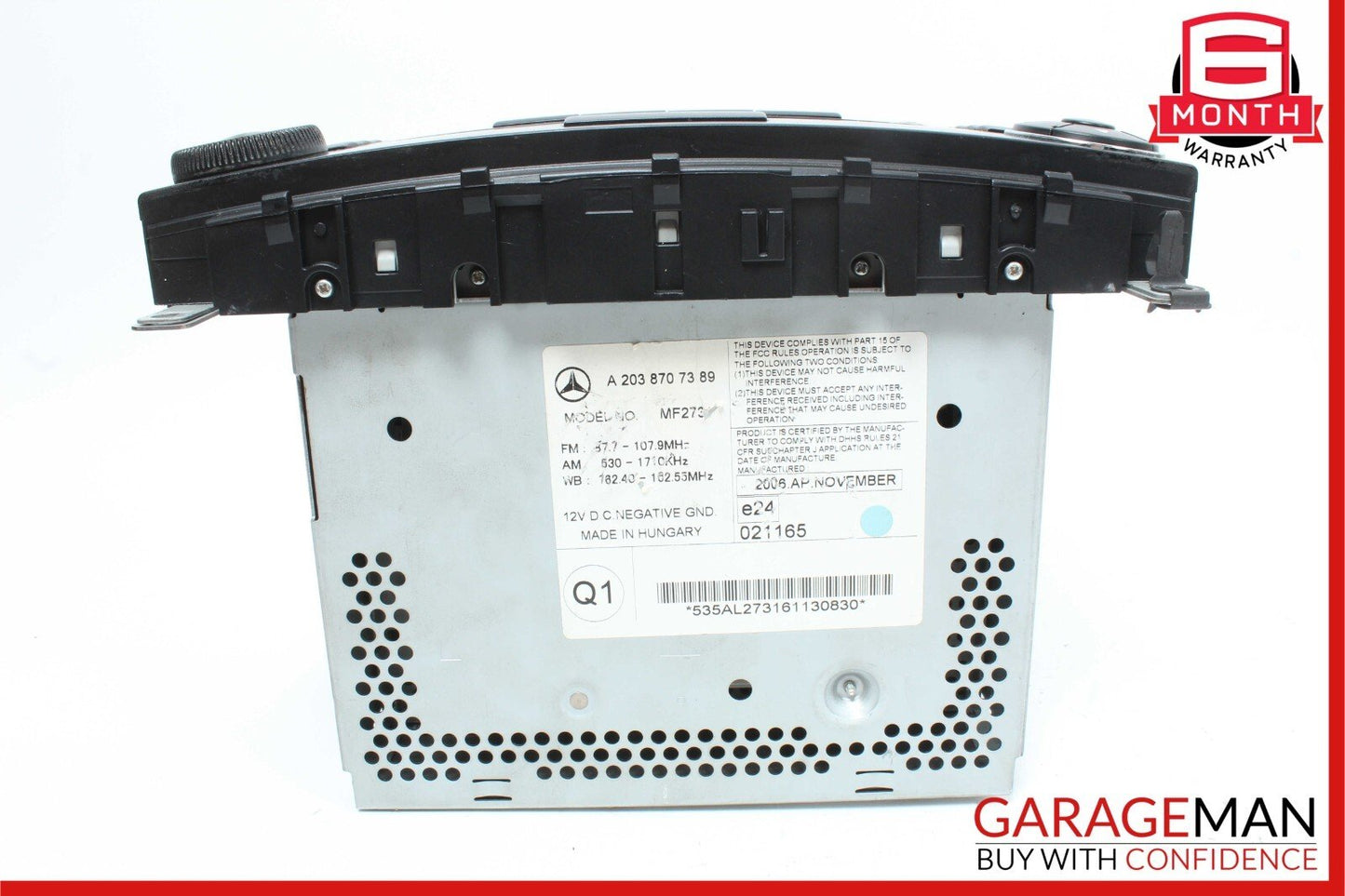 05-07 Mercedes W203 C230 C320 C55 AMG AM FM Radio Stereo CD Player MF2731