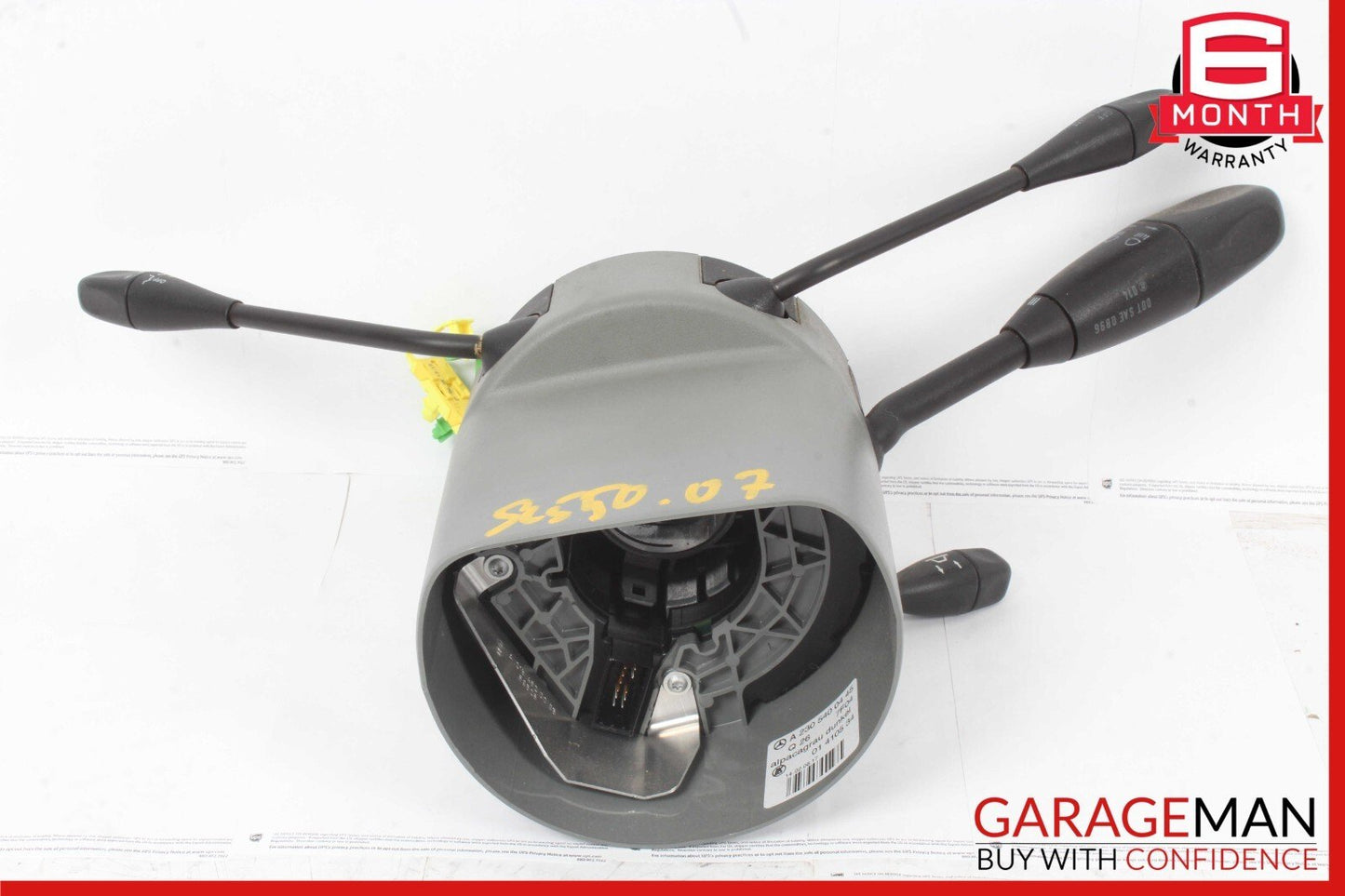 07-09 Mercedes R230 SL550 SL55 AMG Steering Column Switch Shroud Assy Gray