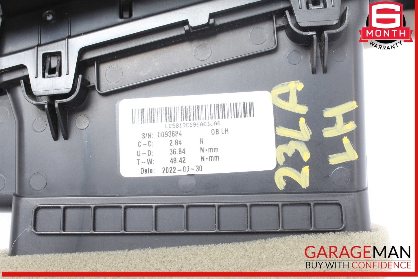 20-24 Lincoln Aviator Front Dash Left Driver Side AC Air Conditioning Air Vent